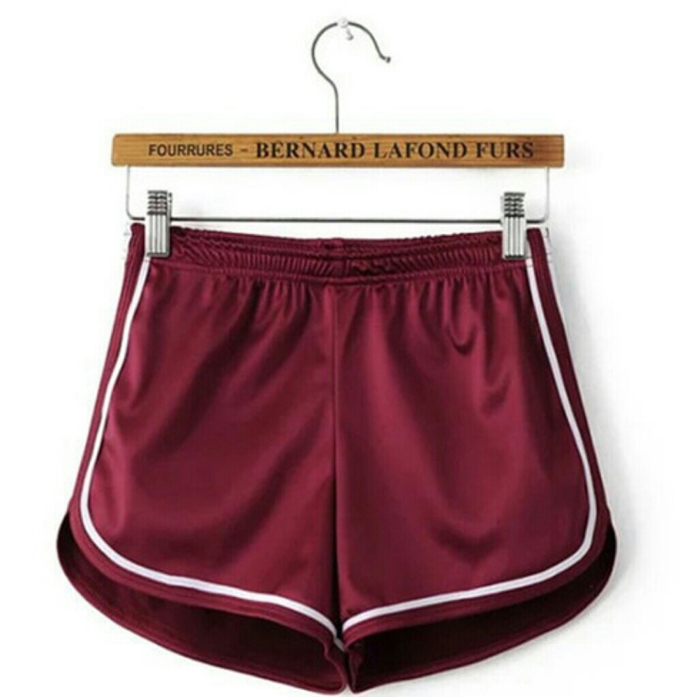 Red Satin Shorts (Hot pants)